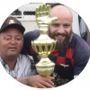Helder Gadernal recebeu o troféu de melhor goleiro do Amadorão