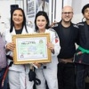 Marli Tibúrcio se tornou a 3ª Mestre de Jiu-Jitsu do Brasil