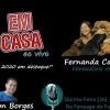 EM CASA ao vivo recebe a vereadora Fernanda Castelha na próxima quinta, 26