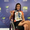 Em 2023: Nadadora apoiada pela Prefeitura de Araxá bateu recorde brasileiro na natação paralímpica